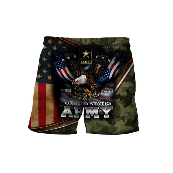Mullbo UNITED STATES US ARMY 3D All Over Printed Shirts For Men