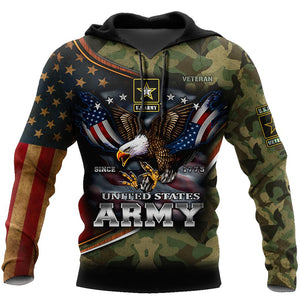 Mullbo UNITED STATES US ARMY 3D All Over Printed Shirts For Men