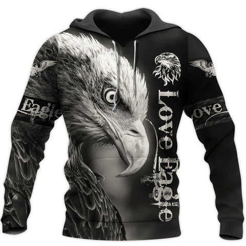 Mullbo Love Eagle All 3D All Over Printed Shirts For Men