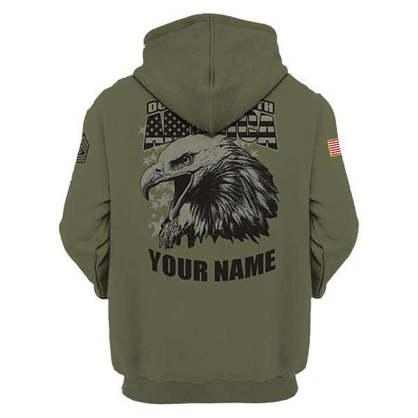 Mullbo Eagle Warrior with America 3D All Over Print